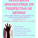 Democracia Universitária em Perspectiva de Gênero